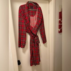 Tommy Hilfiger Tartan Plaid Robe